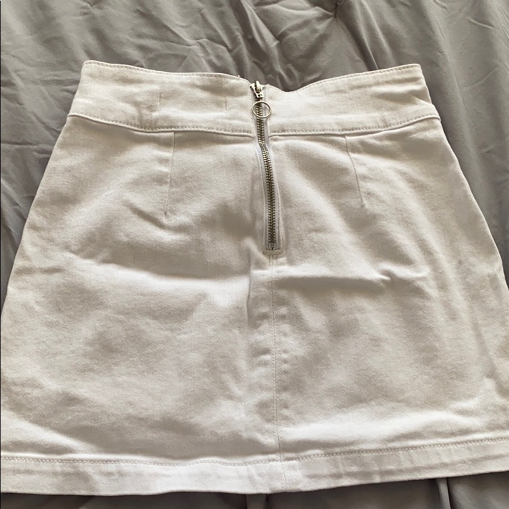 White skirt